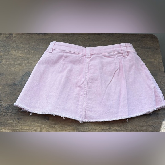 Fashion Nova Light Pink Denim Pleated Skirt - Picture 4 of 9